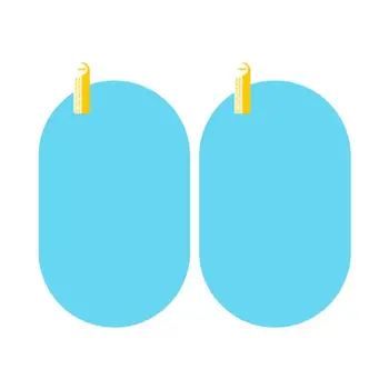 

2 PCS Car windoes Mirror Protective Film Anti Fog Window Clear Rainproof Rear View Mirror Protective Soft Film Auto Accessories