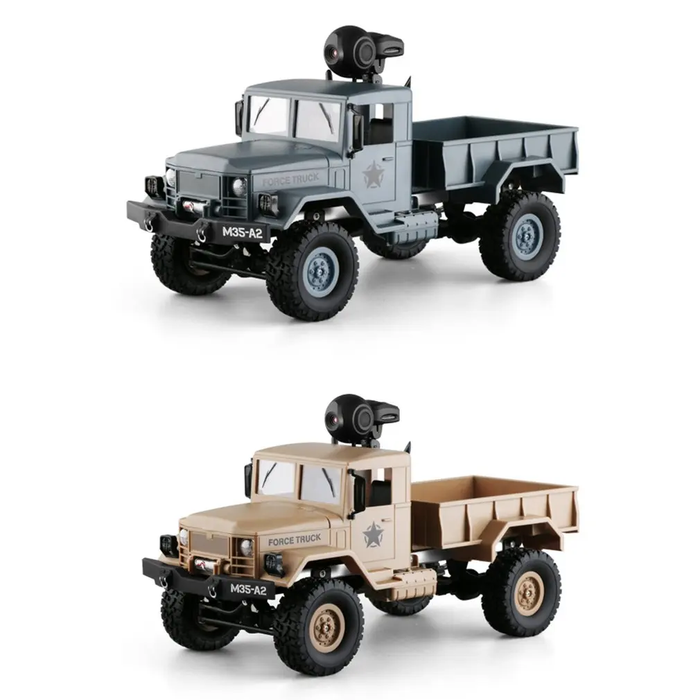 FY001A 2,4G военный автомобиль симулятор четыре колеса альпинистский автомобиль 30 Вт Wi-Fi камера в режиме реального времени коробка передач военный автомобиль