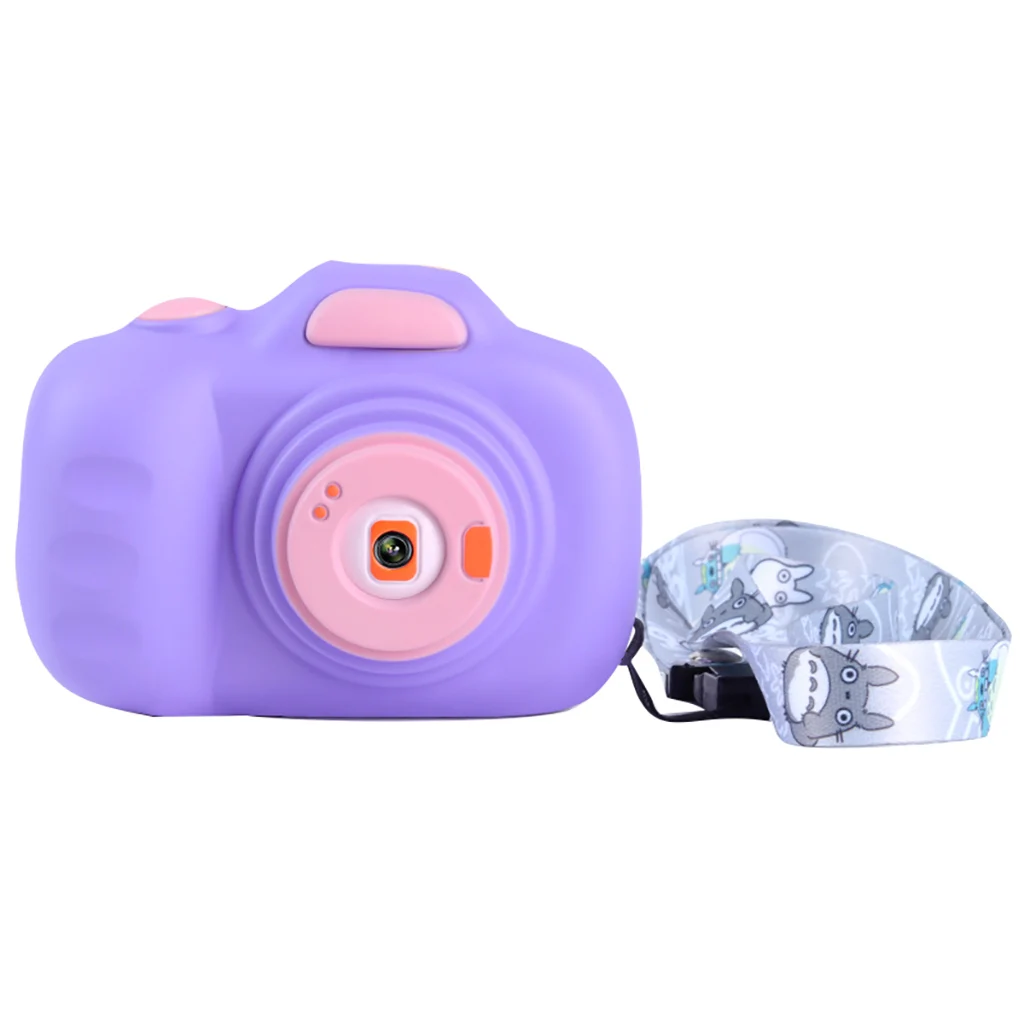 purple Милые детские камеры, мини видеокамера с 12MP HD видео объективом, отлично подходит для детей 1920X1080, легкая, 4 цвета#20 - Цвет: purple
