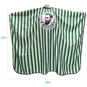 

Striped Hairdresser Cut Cape Hairdressing Wrap For Haircutting Waterproof Barber Haircut Gown Apron Salon Styling Cloth