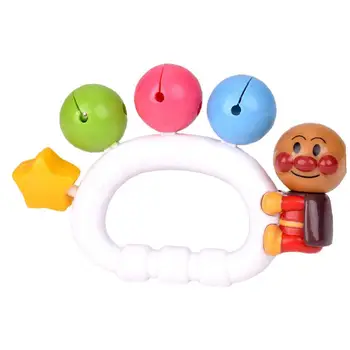 

Baby Rattles Plastic Hand Bell Grab and Spin Rattle Musical Toy Early Educational Toys for Baby Infant 1PC