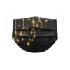 2021 Christmas Mask Gold Printing Adult/Child Mask Disposable High Quality Mask 3 Layer Child Mask Maschere 5