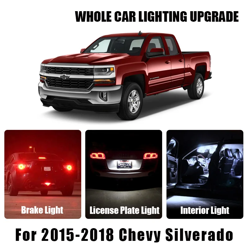 2018 silverado license plate light bulb