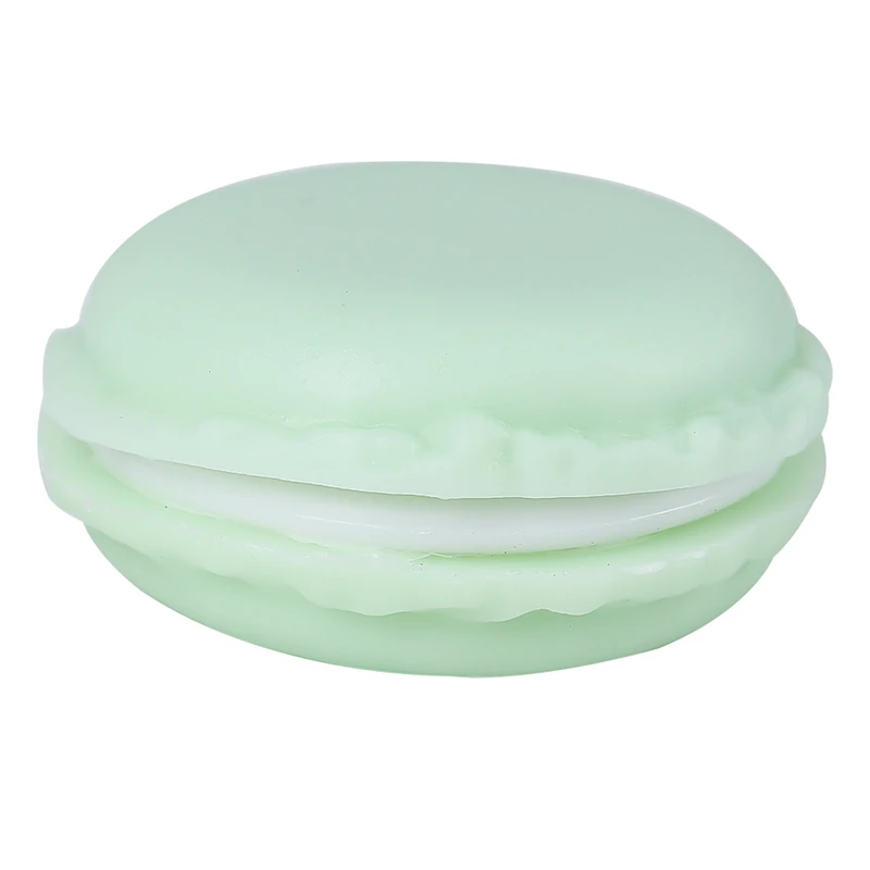 

Cute Portable Candy Green Color Mini Macarons Gift Package Box Portable Storage Box For Small Items Lovely Jewelry Package Case