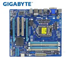 Оригинальный материнская плата для Gigabyte GA-B75M-D3H LGA 1155 DDR3 доски B75M-D3H 32 ГБ VGA DVI b75 рабочего Материнская плата Бесплатная доставка