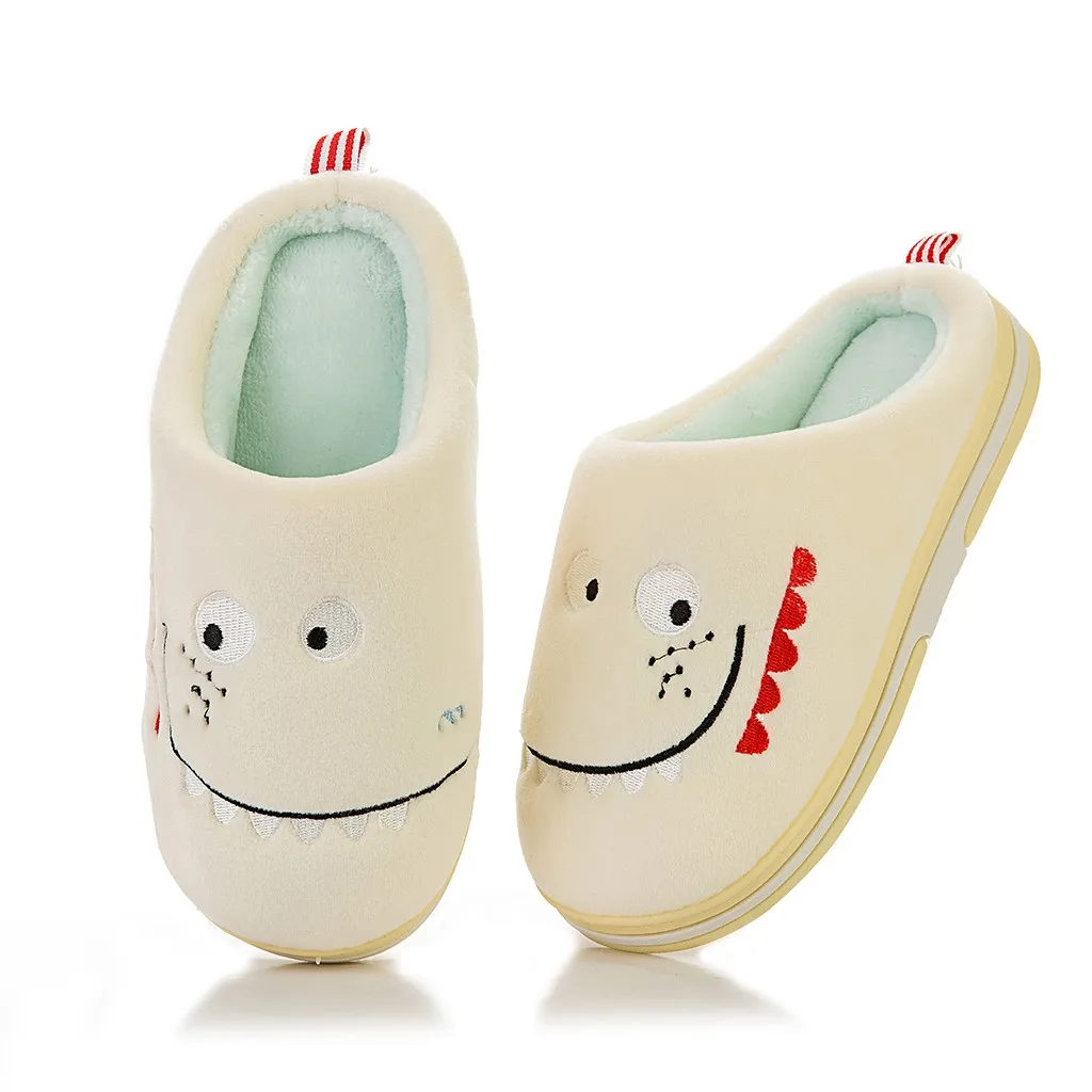 Baby Girls Shoes Cotton Infant Kids Baby Boys Casual Cartoon Winter Warm Slipper Children Shoes Flock Soft Sandals Slipper
