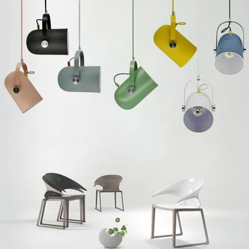 

Nordic Minimalist Droplight Angle Adjustable E27 Modern Pendant Lights Home Decor Lighting Lamp And Bar Showcase Spot Light