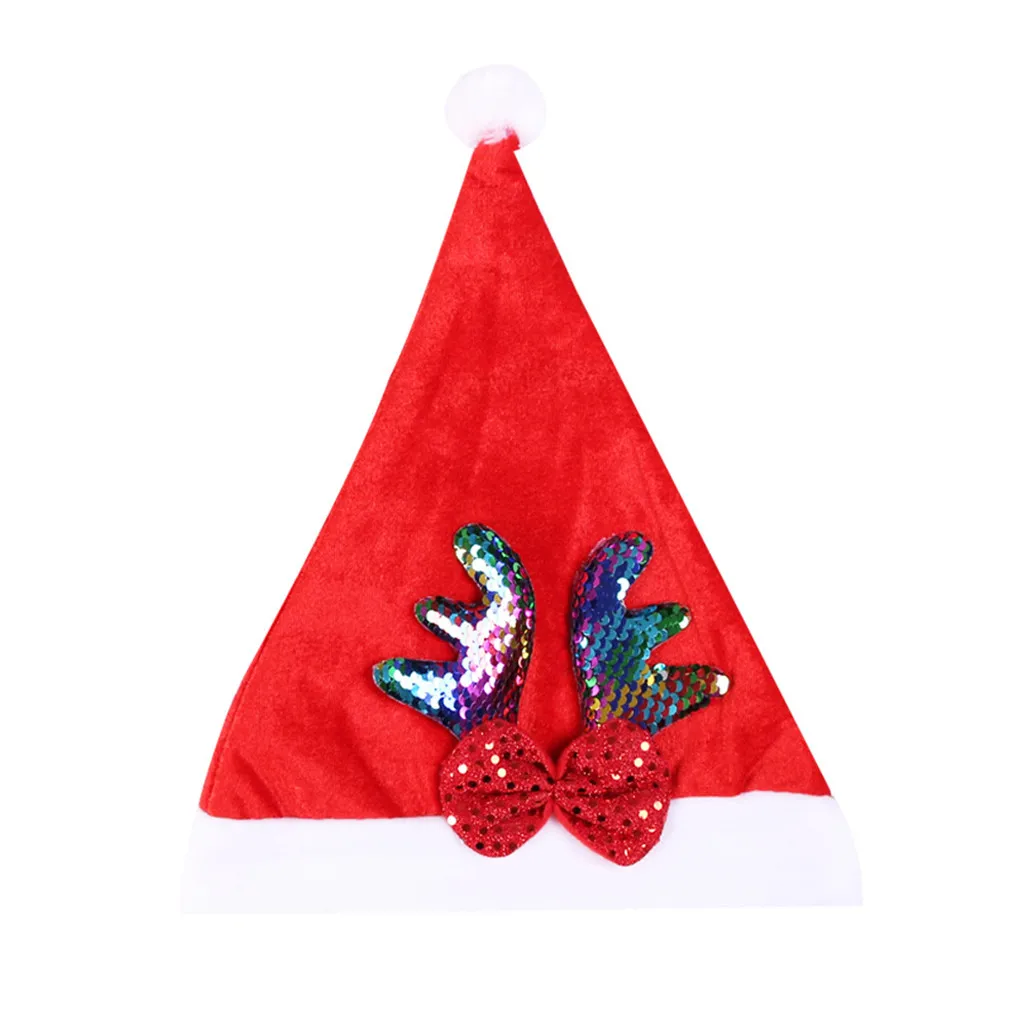 Adult Christmas Hat Sequin Christmas Hat Christmas Day Decoration