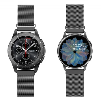 

Wholesale band for Samsung Galaxy Watch Active2 40mm 44mm milanese loop wristband 20mm Stainless Steel Strap Active 2 Bracelet