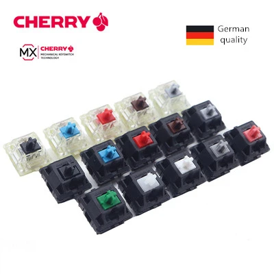 Оригинальный переключатель Cherry MX красный черный синий коричневый 1 шт. RGB