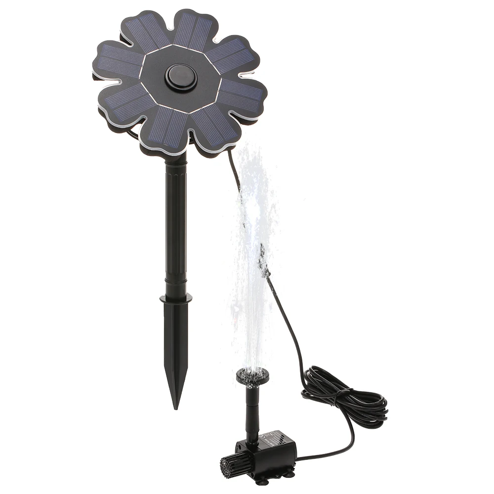 

Outdoor Solar Fountain Pump for Bird Bath Garden Solar Panel Water Fountain Brushless Pump DC 5-12V for Garden Pond Decoration