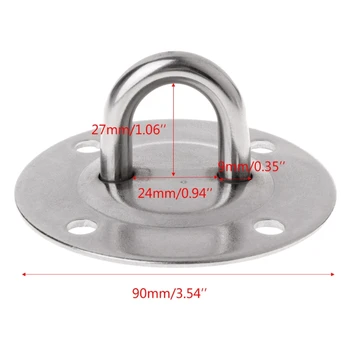 

Hammock Wall Mount Anchor Hooks Heavy Duty Aerial Yoga Ceiling Swing Hanging Kit C63B