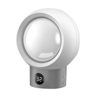 

Newest Mini Planet Electric Heater 220V 500W Portable Desktop Small Fan Warmer 9-Speed Temperature Warmer Machine for Winter EU