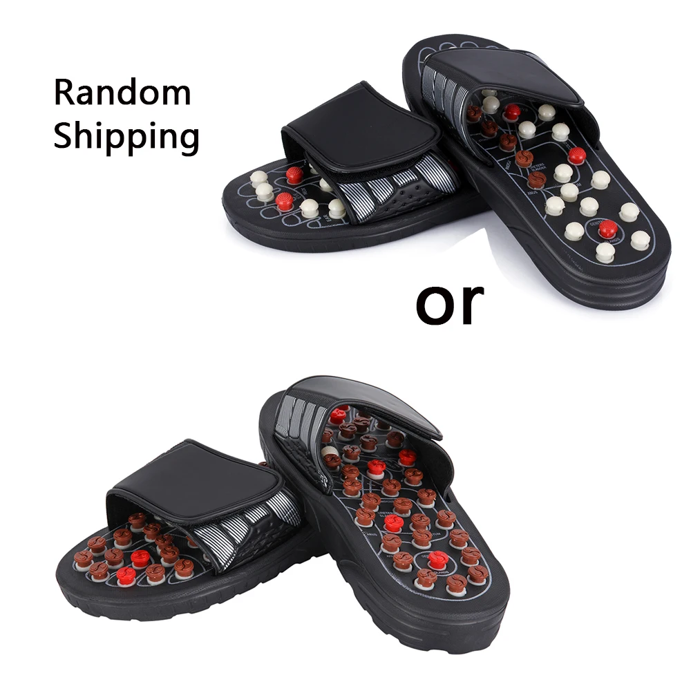 Feet Massage Slippers Foot Reflexology Acupuncture Therapy Massager Walk Stone Shoes Acupuncture Cobblestone Massageador Sandal