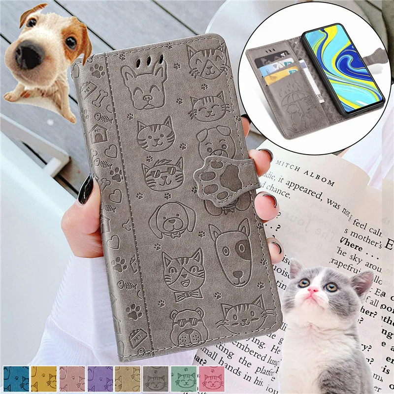Fashion Flip Leather Phone Case For Xiaomi Redmi Note 10 10s 9 Pro 9s