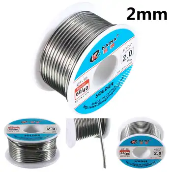 

FORHELO 2.0mm 100G 2.0%Tin lead Solder Wire Rosin Core Soldering Flux Reel Tube 60/40 Welding Wires Soldering Wire Roll
