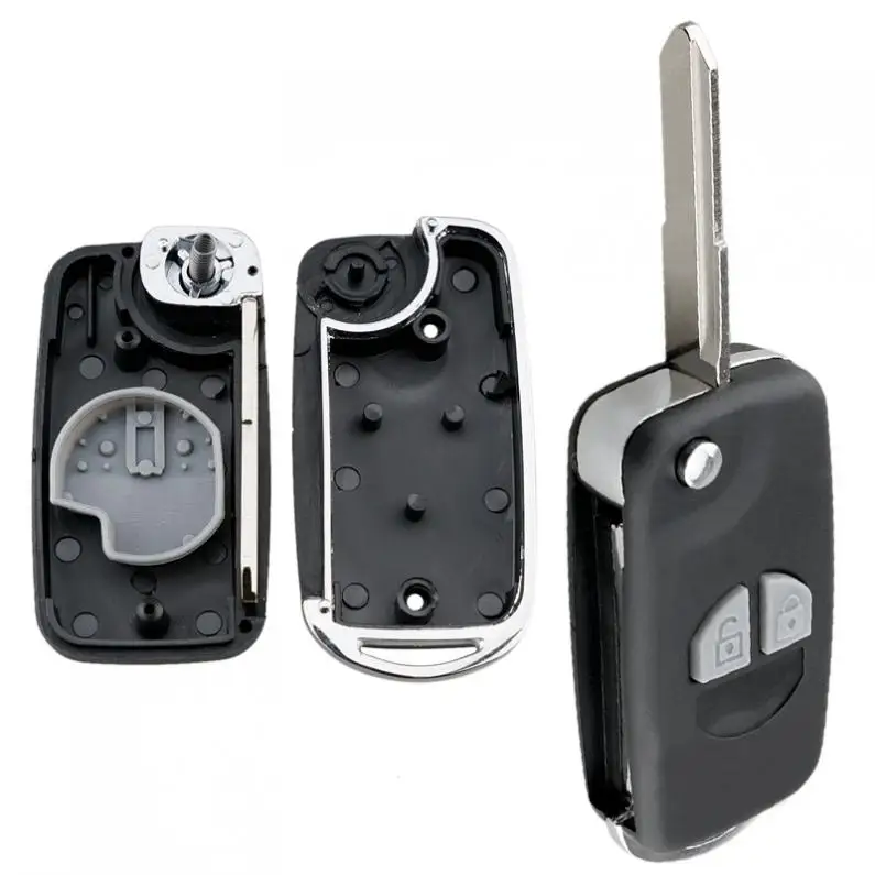 2 Buttons Modified Folding Remote Car Key Case Shell with HU87 Blade and Button Pad Fit for Suzuki SX4 | Автомобили и мотоциклы