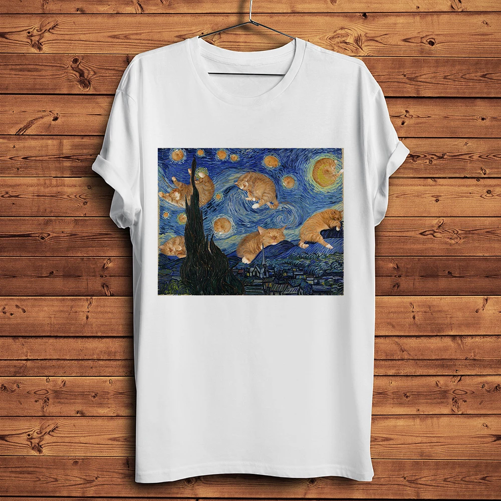 Lustiges Van Gogh Sonnenblumen Katze Meme Sweatshirt - Witziges Kunst Shirt Für Katzen- & Kunstliebhaber