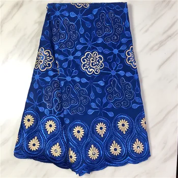 

Soso Latest Swiss voile lace fabric in Switzerland 100% cotton embroidery high quality African french net cotton dry lace dress