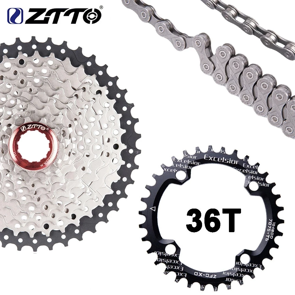 Bicycle Sprocket Gear Bicycle Cassette Bike Freewheel Bike Sprocket Bicycle Parts ZTTO MTB 10 Speed 11-42T 40T Cassette Bicycle Sprocket 10speed 10s Freewheel 10v K7 Range Fit for M780 M590 M6000