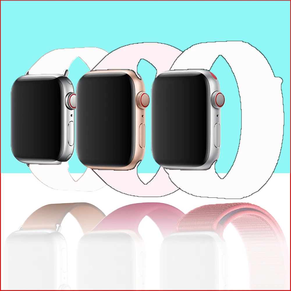 Разные ремешки для apple watch 5 4 3 2 1 ремешок для apple watch 44 мм 40 мм 42 мм 38 мм