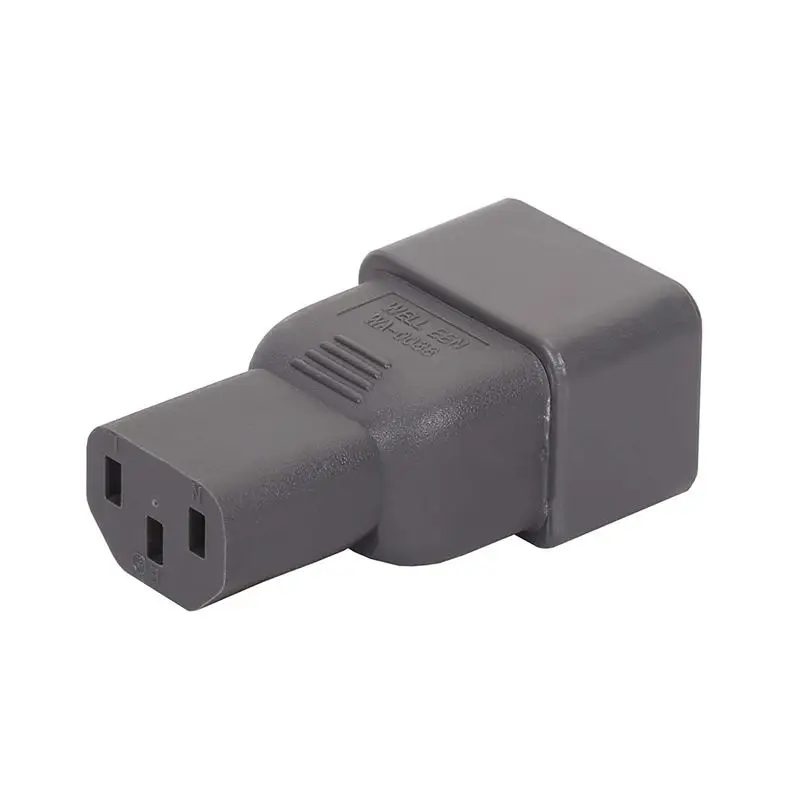 Бежевый цвет IEC 320 C13 к C20 адаптер переменного тока, IEC 15A к 10A, 16A к 10A преобразователь переменного тока, C20 16A к C13 10A разъем питания