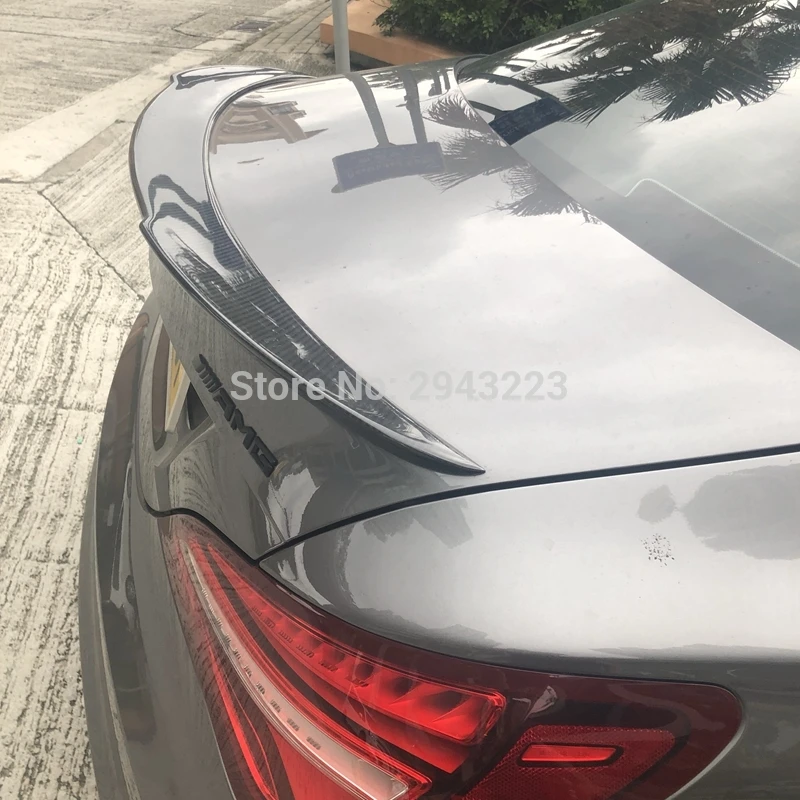 FD стиль углеродное волокно задний спойлер на крышу багажник губы крыло для Mercedes CLA спойлер CLA45 W117 C117 cla 200 250 260 AMG 2013