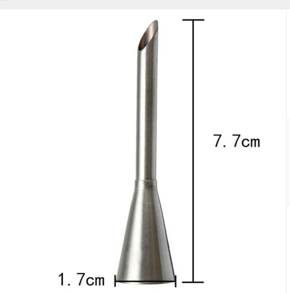 

New Style Cream Icing Piping Nozzle Tip Stainless Steel Long Puffs Nozzle Tip Set Decorating Tool Bocanadas de boquilla 70