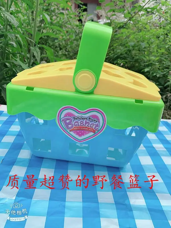 Миниатюрные кухонные наборы для нарезки корзины для пикника многоразовые для игрушечной кухни ролевые игрушки классическая образовательная игрушка для детей