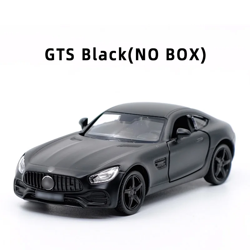 GTS BLACK(NO BOX) Новое поступление RMZ город 1:36 C63S/GTS спортивный автомобиль сплав литья под давлением модель автомобиля игрушка с откатом для детей Подарки Игрушка коллекция - Цвет: GTS BLACK(NO BOX)