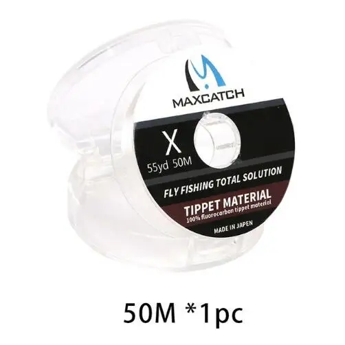 50M 1 pc Maximumcatch 1/2 шт. фторуглеродный палантин леска 50 м 0X-6X фторуглеродный палантин леска для ловли нахлыстом - Цвет: 50M 1 pc