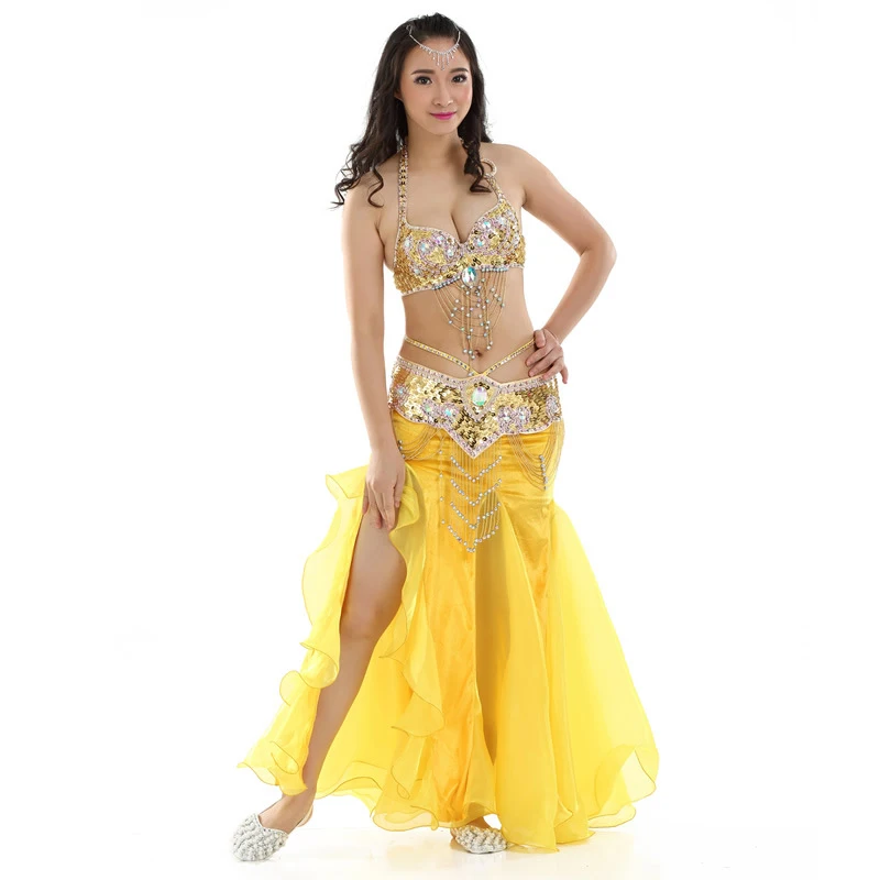 

3pcs/set Belly Dance Costumes Oriental Dance Suit BellyDance Costumes Carnival Dance Costumes #802