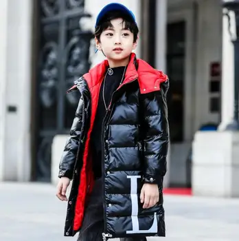 

Winter Jackets Snowsuit Coats For Children Boys Girls Warm Duck Down Parka 4-12Years Kids -30 Degree Outerwear
