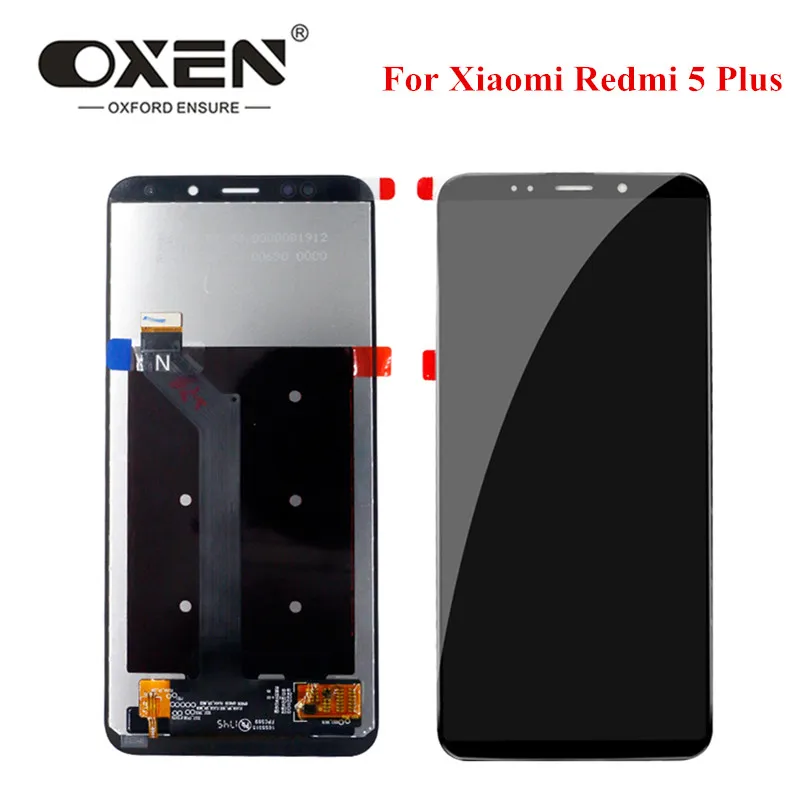 ЖК дисплей OXEN AAA для Xiaomi Redmi 5 Plus сенсорный экран дигитайзер Замена 5plus запасные