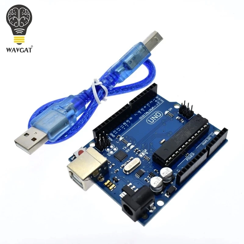 Умная электроника WAVGAT UNO R3 MEGA328P ATMEGA16U2 макетная плата без кабеля USB стартовый