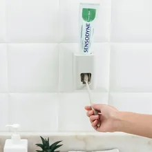 Автоматический диспенсер для зубной пасты Пыленепроницаемая настенная подставка для зубных щеток подставка для крепления аксессуары для ванной комнаты Набор соковыжималок для зубной пасты