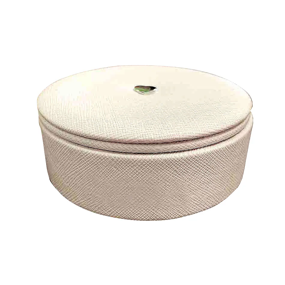 Jewelry Box Red Leather Heart Round Packaging Box Jewelry Display Bracelet Earrings Gift Velvet Box Compatible With Diy Jewelry