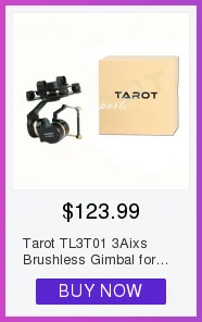 Tarot 3D V Металл 3 оси PTZ Gimbal для Gopro Hero 5 камера Stablizer TL3T05 FPV Дрон системы Действие Спорт скидка 20