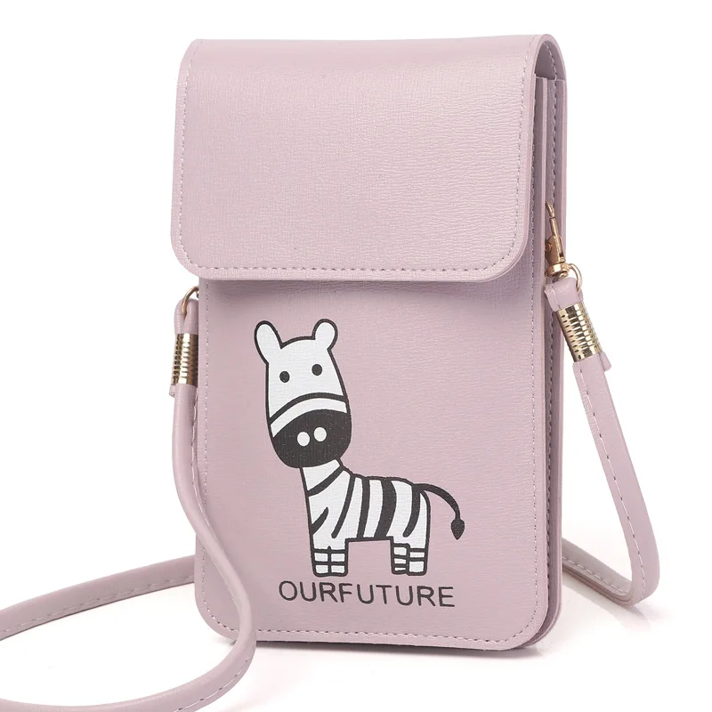 

Asian American 2019 New Style Students Single-shoulder Crossbody Bag Korean-style Simple Factory Customizable Women's Phone Bag