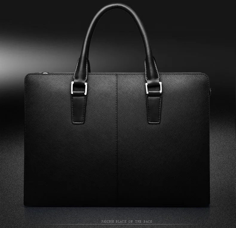 2019 новый кожаный портфель, дизайнерская мужская деловая сумочка, сумка для ноутбука портфель, Офисная сумка, бесплатная доставка