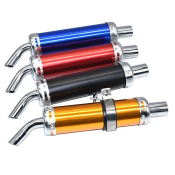 

28mm Aluminum alloy off-road motorcycle exhaust pipe exhaust system atv motorcycle with clamp for honda atv Motocross