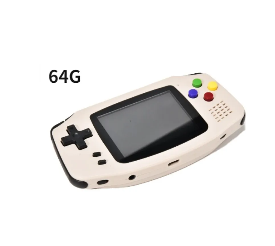 POWKIDDY A30 2.8 inch Mini Pocket Handheld Game Player Open Source 64GB 10000 Retro Video Games Console For PS1 Support Add ROM 