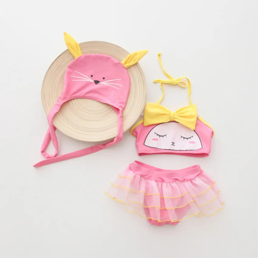 Girls Bathing Suit Clothes Babies 0 To 3 6 12 Months 2T Infantil Baby Girl Swimwear Swimsuit for Kids Swimming Suit Set bikini