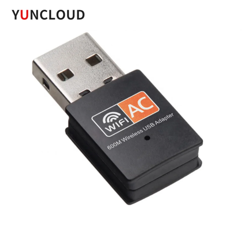 YUNCLOUD USB WiFi Adapter 600Mbps 2.4GHz 5GHz Antenna Dual Band 802.11b/n/g/ac Mini Wireless Computer Network Card Receiver | Компьютеры и