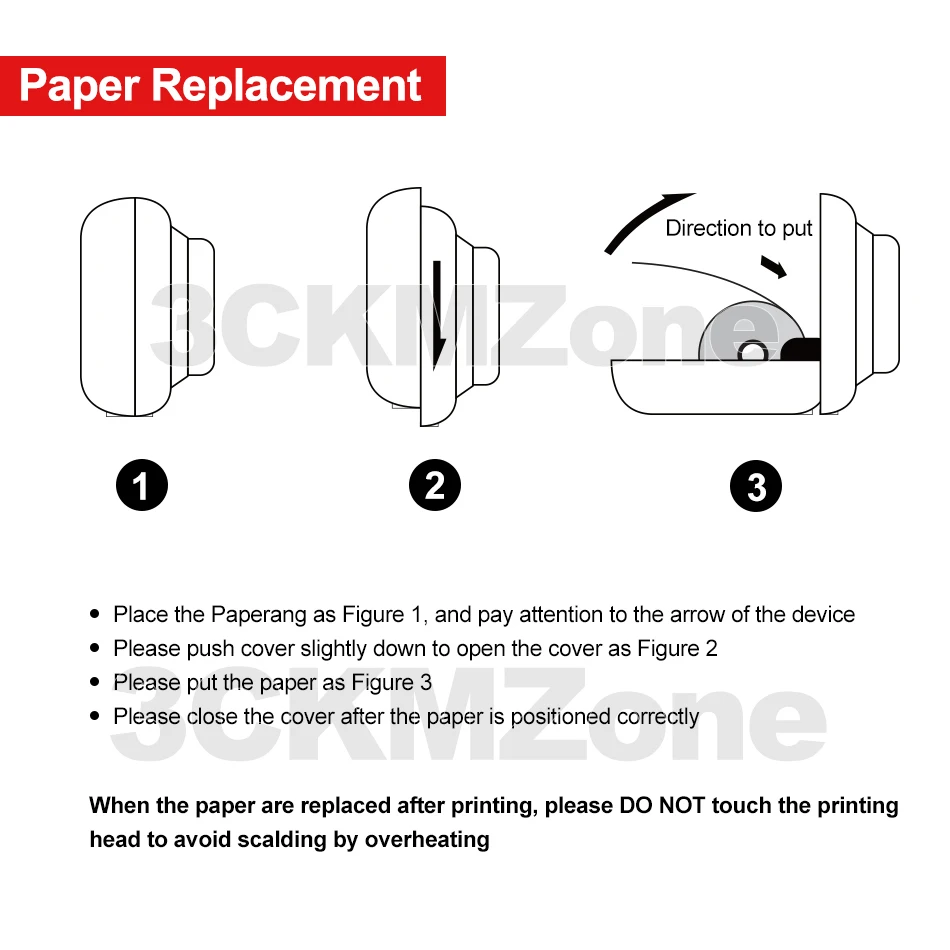 Карманный принтер PAPERANG P1 Mini Bluetooth 4 0 карманный для фотографий и телефонов под