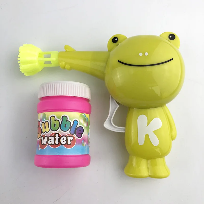 CHILDREN'S Cartoon Manual Inertia Bubble Gun Bubble Water Dolphin Summer Stall Hot Sales Supply of Goods Bubble Water Toy