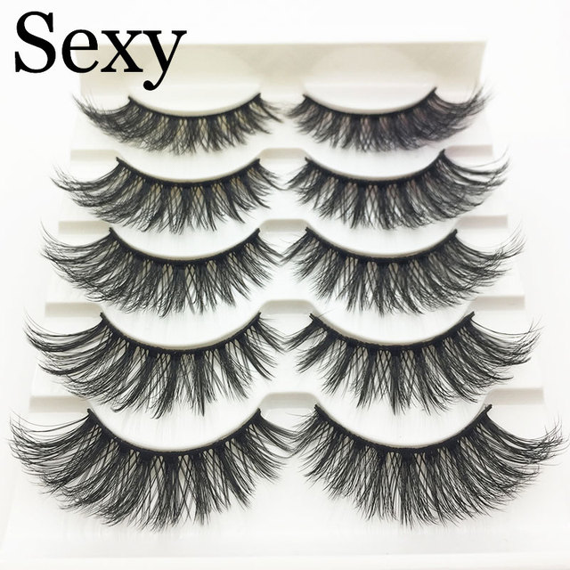 Pairs 3d mink hair false eyelashes natural Long Eye Lashes Wispy Makeup Extension Tools sexy mink eyelashes eye lashes cilios