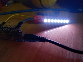 

2019 8 channel 20PCS WS2812 5050 RGB LED lights built-in full color-driven development board