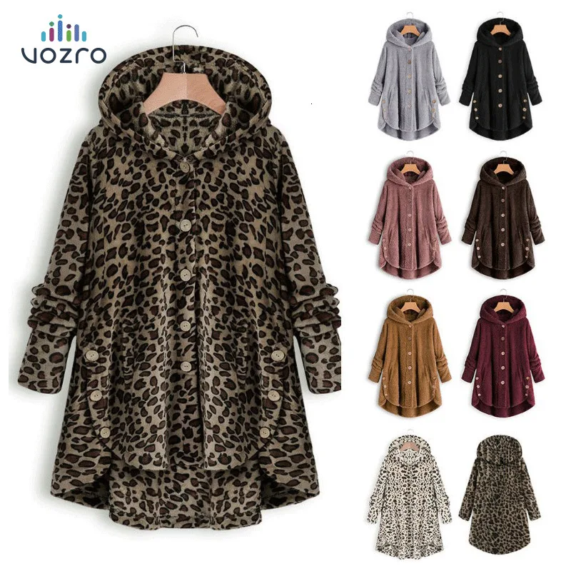 

2019 VOZRO Winter New Suit-dress Button Lint Jacket Solid Color Loose Coat hoodies hoodie clothes blackpink manteau femme hiver