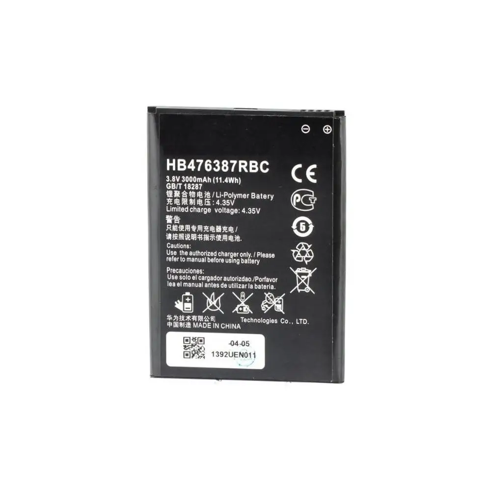 Аккумулятор для телефона Huawei HB476387RBC 3000 мАч Honor 3X G750 Высококачественная сменная